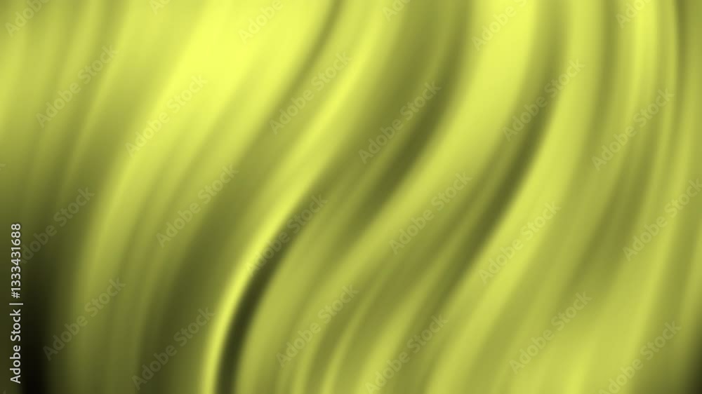 Poster an abstract pattern featuring smooth, flowing lines in varying shades of green, creating a sense of 