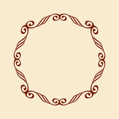1096.eps  vector illustration of a decorative frame