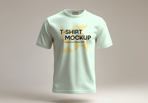 T-Shirt Mockup With Ai Generative