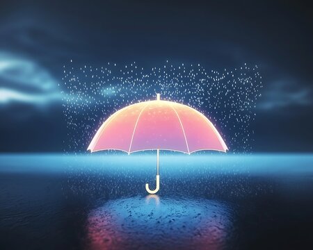 Digital Shield: Stormy Night Protection.