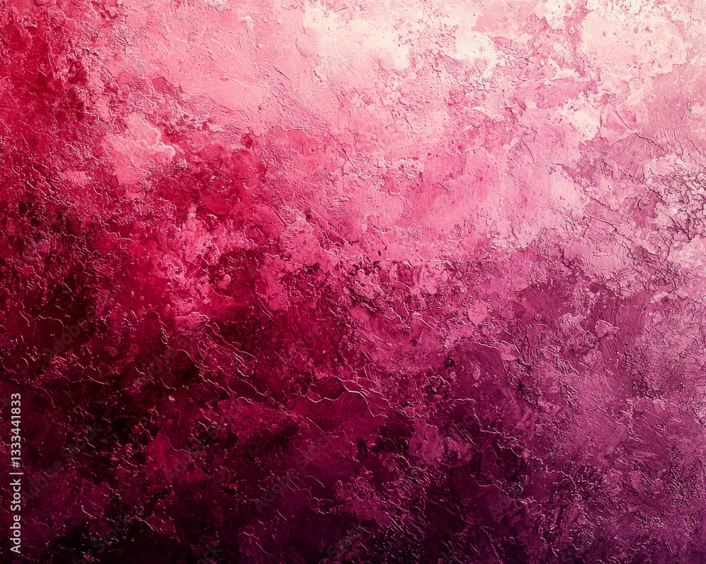 Poster a textured abstract background featuring vibrant shades of pink, transitioning from light to dark, c