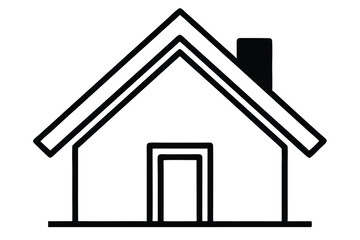 Web Home Icon Set Flat House Symbols for Websites & Apps