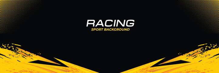 Abstract race background banner vector