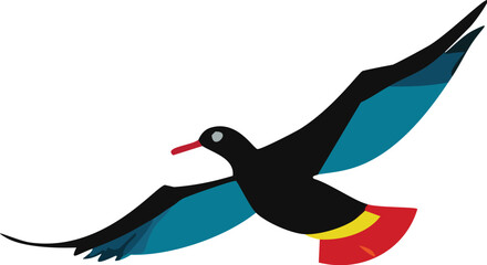 vector illustration of a bird