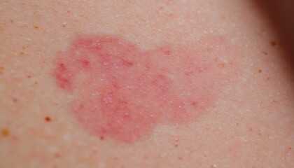 Fototapeta premium Bleeding or oozing from sores.