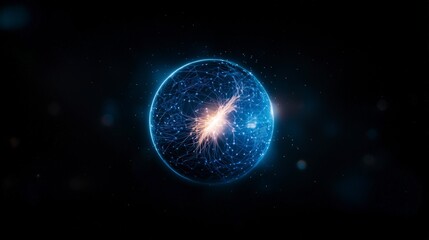 Global Network  Digital Connections  Futuristic World  Interconnectedness