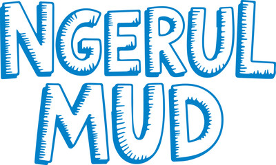 Obraz premium Ngerulmud Sticker.
