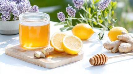 Honey Lemon Ginger Drink Recipe Refreshing Herbal Remedy for Wellness and Immunity Boost