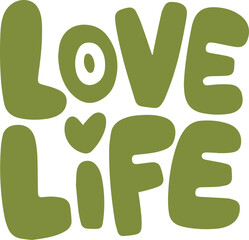 Obraz premium Love Life.