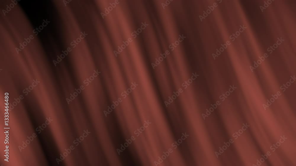 Poster a flowing fabric in warm rust tones, creating a smooth, textured backdrop with gentle motion and sof