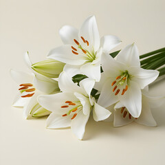 White Lilies Bouquet: Flowers, Floral, Wedding