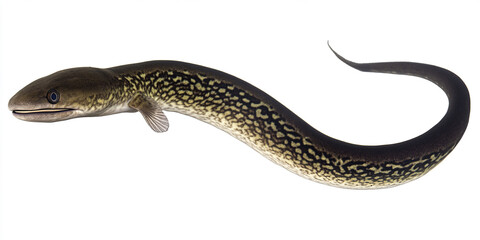 graceful garden eel extending from seabed