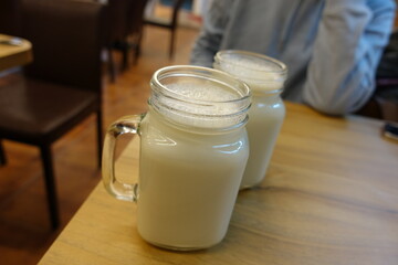 Soy milk.