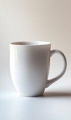 Empty White Coffee Mug