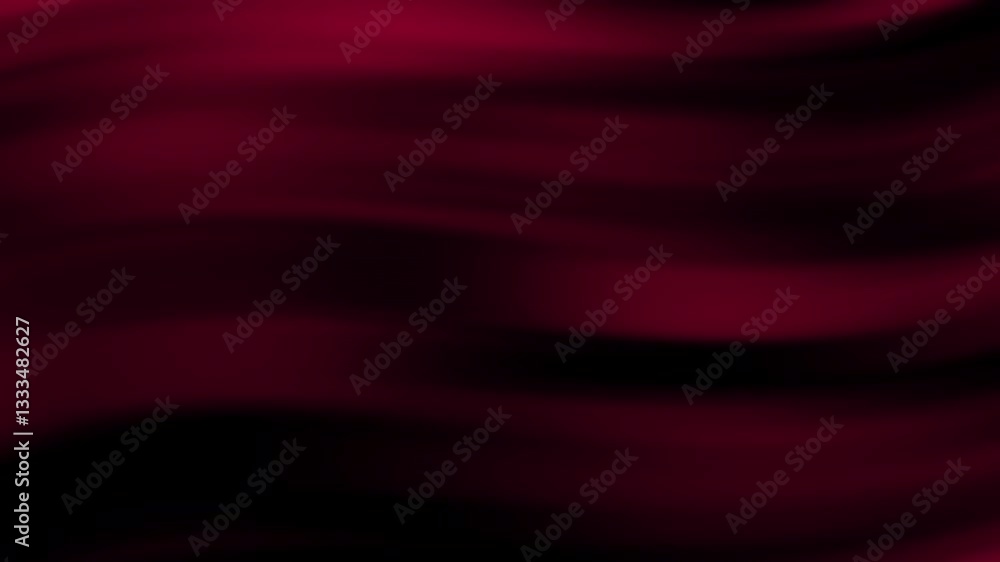 Poster a smooth, flowing fabric in rich red tones, creating a sense of depth and texture.