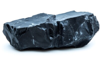 Dark, Textured Stone Specimen