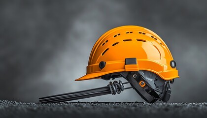 Safety Helmet for Construction Site, Dusk.