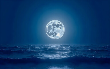 moon over water