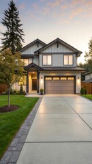 Newly Renovated Family House in Vancouver With Modern Design and Inviting Landscape Generative AI