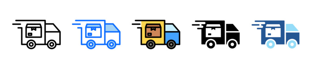 Shipping Icon Set Multiple Style Collection