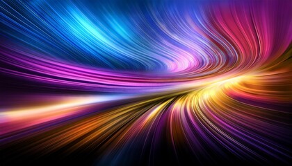 radiant vibrant textures blending sleek luminous wave effects