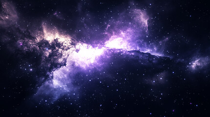 Naklejka premium Explores captivating elegance of a nebula showcasing its celestial clouds star nurseries artistic brilliance that characterizes these cosmic realms