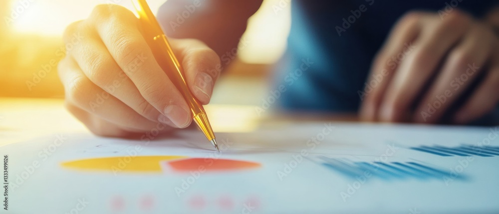 Poster Neuroeconomic Performance Analytics Warm-Lit Minimal Data Visualization for Purpose-Driven Professional Growth Metrics and Strategic Business Intelligence