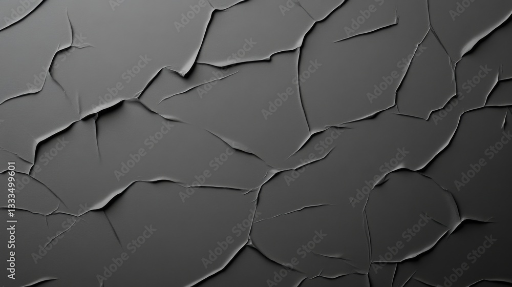 Poster a minimalistic black and white paper texture with soft wrinkles and subtle shadows, elegant simplici