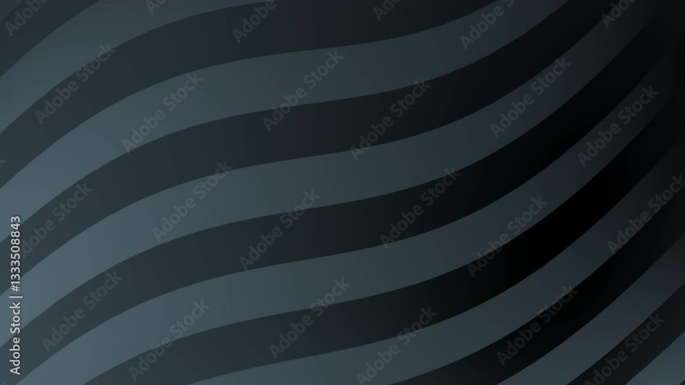 Poster A seamless wave pattern in shades of dark gray, creating an abstract and modern visual effect.
