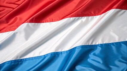 Fototapeta premium Netherlands Flag with Red, White, and Blue Stripes – Symbol of Dutch National Identity and Heritage
