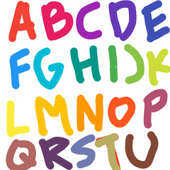 Font colorful