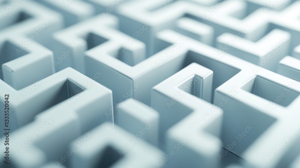 Poster Abstract Clean White Maze with One Missing Path in Three Dimensions