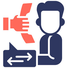 Support Automation glyph color icon