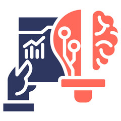 Ai Solutions glyph color icon