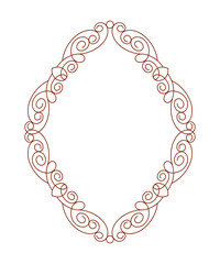 1045.eps  round frame made of round shapes