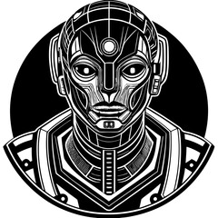 Modern Artificial Intelligence Symbols for Digital and Tech Projects
