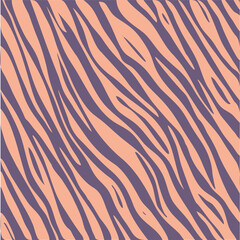 Peach and Purple Zebra Print