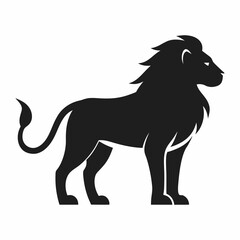 Tiger silhouette vector illustration