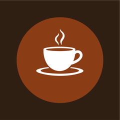 love coffee beans heart abstract logo