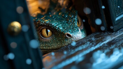 From the swirling vortex of time, a majestic dragon unfurls its ancient wings, shattering the barriers between worlds Scales shimmer like a thousand sunsets, each carrying echoes of forgotten epochs