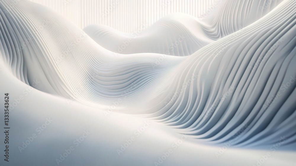 Poster white abstract wave texture background design for creative projects