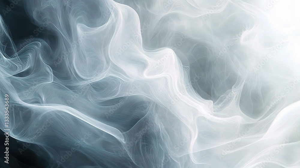 Poster abstract white wave texture design for elegant background use