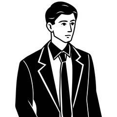 young businessman vector illustration