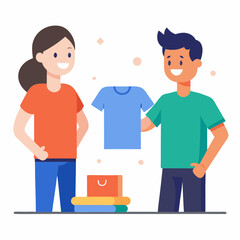 Vector illustration of a start businessman