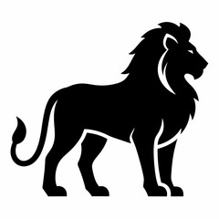 Tiger silhouette vector illustration