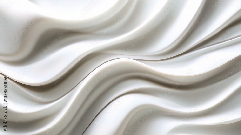 Poster abstract white wave texture background for modern design projects