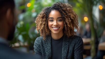 Employer and workers discussing mental health and well-being initiatives