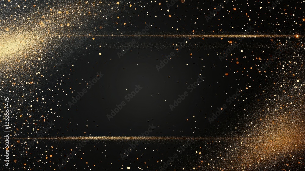 Poster shimmering abstract background: a sophisticated and luxurious abstract background composed of sparkl