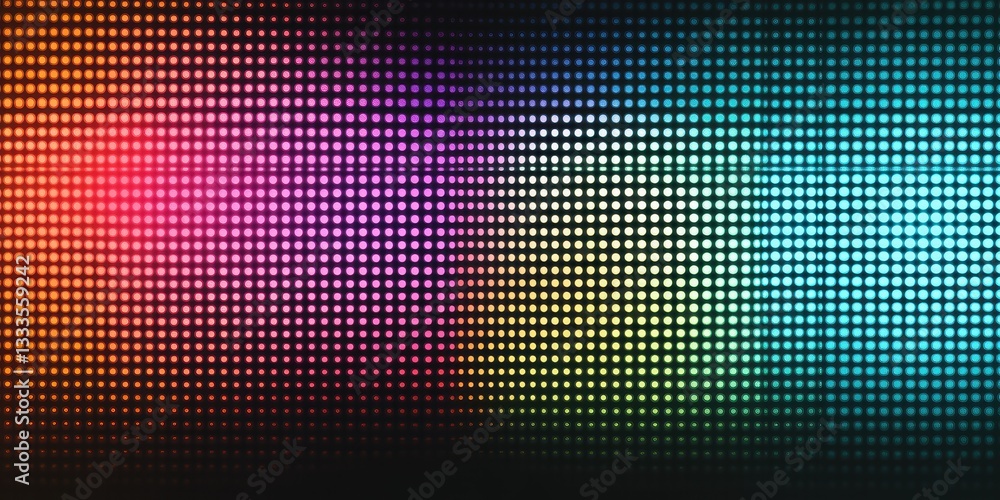 Poster chromatic grid: a vibrant digital tapestry of colorful squares, creating a mesmerizing visual sympho