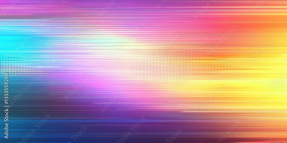 Poster color harmony: a dynamic composition of vibrant colors blended in a seamless display, creating a sen